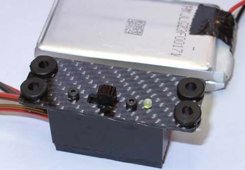 HTN-7340 HTN- 7340 - HTN-7340 HTN- 7340 HTN- 7340 VS-5S: VS- 5 S: VS- 5 S: LiPoly Controller im Servodesign. Schalter+Akkum. (Helitron)