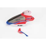 BLH3518 BLH 3518 - Kabinenhaube rot mit Leitwerk mCP X