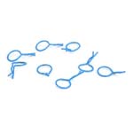 DYN5555 DYN 5555 - Karosserieclip gebogen eloxiert blau (8)
