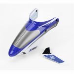 EFLH3018 EFLH 3018 - Blade mSR Kabinenhaube blau mit Leitwerk