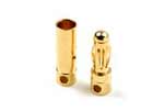 GF1000-006 GF 1000-006 - 4mm 4 mm gold connector short Male + Female (4paar) ( 4 paar)