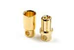GF1000-008 GF 1000-008 - 8mm 8 mm gold connector Male + Female (4paar) ( 4 paar)