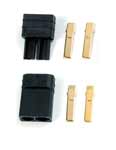 GF1007-001 GF 1007-001 - Traxxas gold connector Male + Female (2paar) (2 paar)