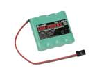 GRP-2498.4F GRP- 2498.4 F - Empfaengerakku 4NH-2000 4 NH- 2000 RX RTU flach JR Stecker