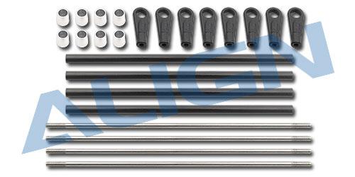 H70068 H 70068 - H70068 H 70068 H 70068 700E 700 E 700 E Aileron Carbon Fiber Linkage Rod Set (Align)