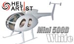 HA200HU003 HA 200 HU 003 - Mini 500D 500 D White Fiber Glass Fuselage