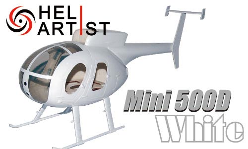 HA200HU003 HA 200 HU 003 - HA200HU003 HA 200 HU 003 HA 200 HU 003 Mini 500D 500 D 500 D White Fiber Glass Fuselage (Heliartist)