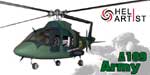 HA450A109AV2 HA 450 A 109 AV 2 - A109 A 109 Army Fiber Glass Fuselage with Retract System