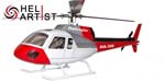 HA450AS3501 HA 450 AS 3501 - 450 Scale Fiber Glass Fuselage (Red)
