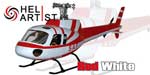 HA450AS3504 HA 450 AS 3504 - 450 Scale Red White Fiber Fuselage