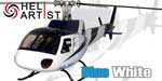HA450AS3505 HA 450 AS 3505 - 450 Scale Blue White Fiber Glass Fuselage
