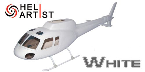 HA450AS3506 HA 450 AS 3506 - HA450AS3506 HA 450 AS 3506 HA 450 AS 3506 450 Scale Fiber Glass Fuselage (white) (Heliartist)