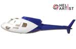 HA450AS35PB - HeliArtist AS350 Ecureuil (Police blue)