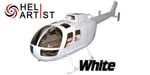 HA450BO004 HA 450 BO 004 - 450 Scale Fiber Glass Fuselage White