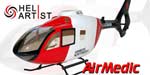 HA450EC003 HA 450 EC 003 - 450 Scale Air Medic Fiber Glass Fuselage