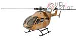 HA450EC14503 HA 450 EC 14503 - EC-145 EC- 145 Fiber Glass Fuselage (Coffee)