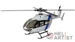 HA450EC14504 HA 450 EC 14504 - EC-145 EC- 145 Fiber Glass Fuselage (White Blue)