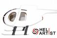 HA450HUV2005 HA 450 HUV 2005 - Hughes 500D 500 D Gfk-Rumpf weisz inkl. Landegestell