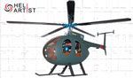 HA450HULV2003 HA 450 HULV 2003 - 500D 500 D V2 V 2 Army FiberGlas Rumpf mit Lichtsystem