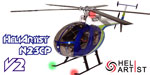 HA450HULV2004 HA 450 HULV 2004 - 500D 500 D V2 V 2 N23CP N 23 CP Fiber Glass Fuselage with Lighting System