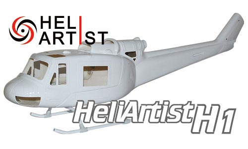 HA450UH1002 HA 450 UH 1002 - HA450UH1002 HA 450 UH 1002 HA 450 UH 1002 450 UH1 UH 1 UH 1 Fiber Glass Fuselage (White) (Heliartist)