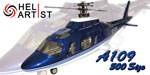 HA500A109B HA 500 A 109 B - Agusta A109 A 109 (500 Size) Fiberglas Rumpf (blau)
