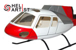 HA500AS350R HA 500 AS 350 R - AS350 AS 350 500 Size Fiber Glass Scale Body (Red)