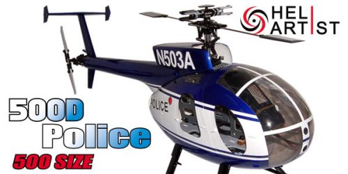 HA500HU003 HA 500 HU 003 - HA500HU003 HA 500 HU 003 HA 500 HU 003 Hughes 500D 500 D 500 D Police inkl. Landegestell (Heliartist)