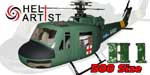 HA500UH1001 HA 500 UH 1001 - 500 UH1 UH 1 Fiber Glass Fuselage