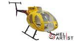 HA700MD500E-T01 HA 700 MD 500 E-T 01 - Hughes MD500E MD 500 E Fiber Glass Fuselage (700 Size) Yellow