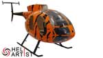 HA700MD500E-T03 HA 700 MD 500 E-T 03 - Hughes MD500E MD 500 E Fiber Glass Fuselage (700 Size) Tiger