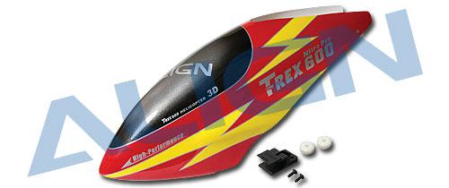 HC6007 HC 6007 - HC6007 HC 6007 HC 6007 600N 600 N 600 N Kabinenhaube lackiert _ Blitz rot (Align)