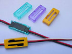 HK-1203B HK- 1203 B - FUTABA_JR CONNECTOR CAPS - BLUE