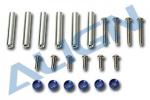 HS1258T HS 1258 T - T-REX 450 SE v2 v 2 Chassis-Ersatzteileset Aluminium