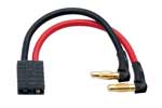 LRP65837 LRP 65837 - LiPo Hardcase Adapterstecker 4mm 4 mm _ Traxxas 90� Winkel