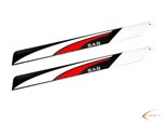 MSH51114 MSH 51114 - SAB Rotorblaetter Carbon 435mm 435 mm red devil
