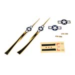 PKZ3602 PKZ 3602 - Parkzone Dekorbogen : Micro P51 P 51