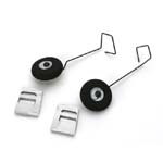 PKZ3603 PKZ 3603 - Parkzone Micro P51 P 51 Fahrwerkset