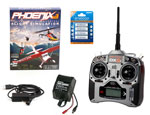 R-DX6-M1 R-DX 6- M 1 - Phoenix RC Simulator 3.0 + Spektrum DX6i DX 6 i (M1) (M 1) + Akku + Lader