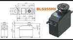 R1-F1633 R 1- F 1633 - Futaba BLS-255 BLS- 255 HV Brushless Digital Servo