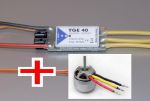 S-REX4423 S-REX 4423 - FW REX Superdrive SD260 SD 260 9 Wdg v2 v 2 Motor + YGE-40 YGE- 40 Regler