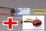 S-REX4424 S-REX 4424 - FW REX Superdrive SD260 SD 260 8 Wdg Motor + YGE-40 YGE- 40 Regler