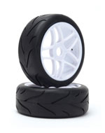 LRP65570 LRP 65570 - VTEC 1_8 Off Road Buggy Strassenreifen mit weiszer Felge