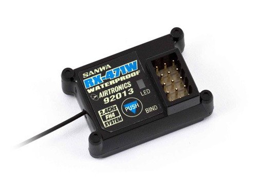 107A41133A - RX-471W Empfaenger 4-Kanal 2.4GHz FHSS-4 (SSR) Sanwa 107A41133A 107A41133A - RX-471W Empfaenger 4-Kanal 2.4GHz FHSS-4 (SSR) Sanwa 107A41133A