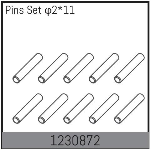 AB-1230872 - 211 Pin Set Absima AB-1230872 AB-1230872 - 211 Pin Set Absima AB-1230872