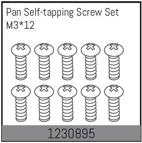 AB-1230895 - M312 Selbstschneidende Schrauben (10) Absima AB-1230895 AB-1230895 - M312 Selbstschneidende Schrauben (10) Absima AB-1230895