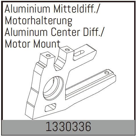 AB-1330336 - Aluminium Mitteldiff._Motorhalterung Absima AB-1330336 AB-1330336 - Aluminium Mitteldiff._Motorhalterung Absima AB-1330336