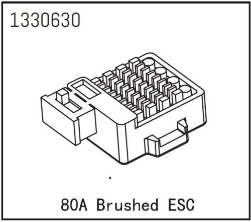 AB-1330630 - Brushed Fahrtenregler 80A - Yucatan Absima AB-1330630 AB-1330630 - Brushed Fahrtenregler 80A - Yucatan Absima AB-1330630