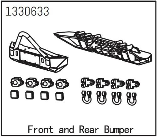 AB-1330633 - StoSzfaenger vorne_hinten - Yucatan Absima AB-1330633 AB-1330633 - StoSzfaenger vorne_hinten - Yucatan Absima AB-1330633