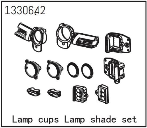 AB-1330642 - Lampensockel- und Schirmsatz - Yucatan Absima AB-1330642 AB-1330642 - Lampensockel- und Schirmsatz - Yucatan Absima AB-1330642